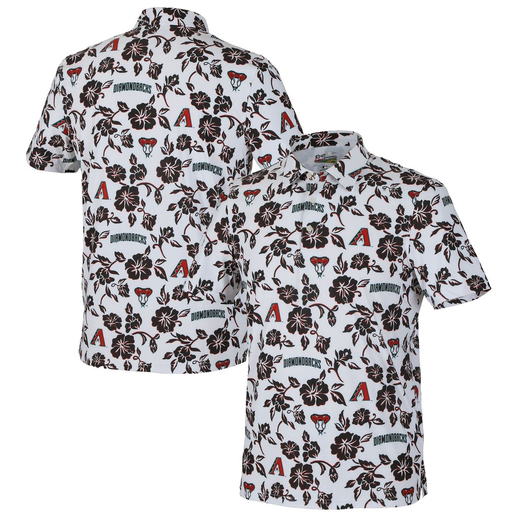  Arizona Diamondbacks Reyn Spooner Pua Performance Polo - White